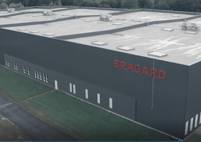 Base logistique Bragard, réalisée par Avinim Groupe Immobilier