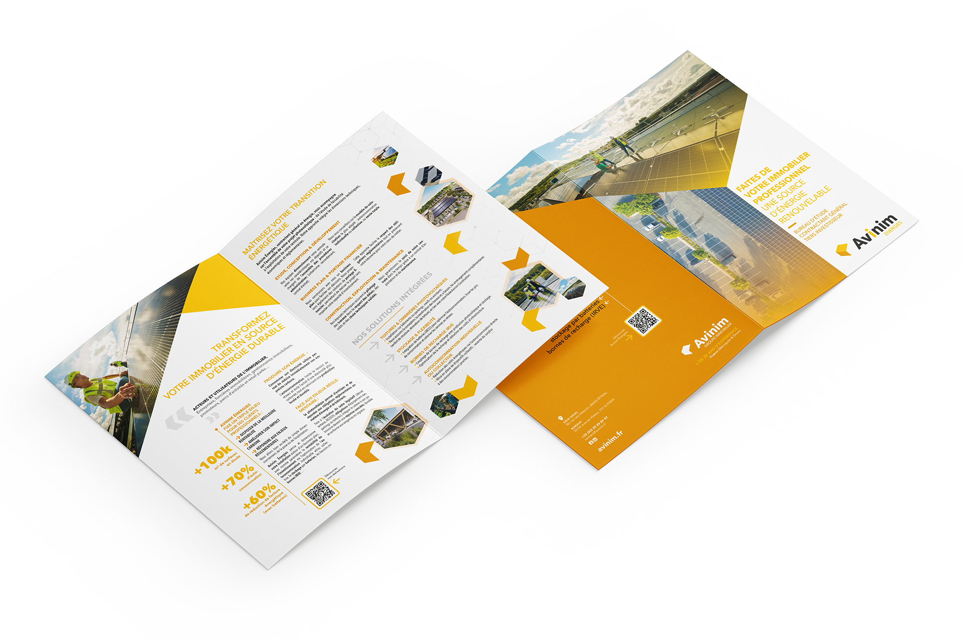 AVINIM Energie Mockup Plaquette