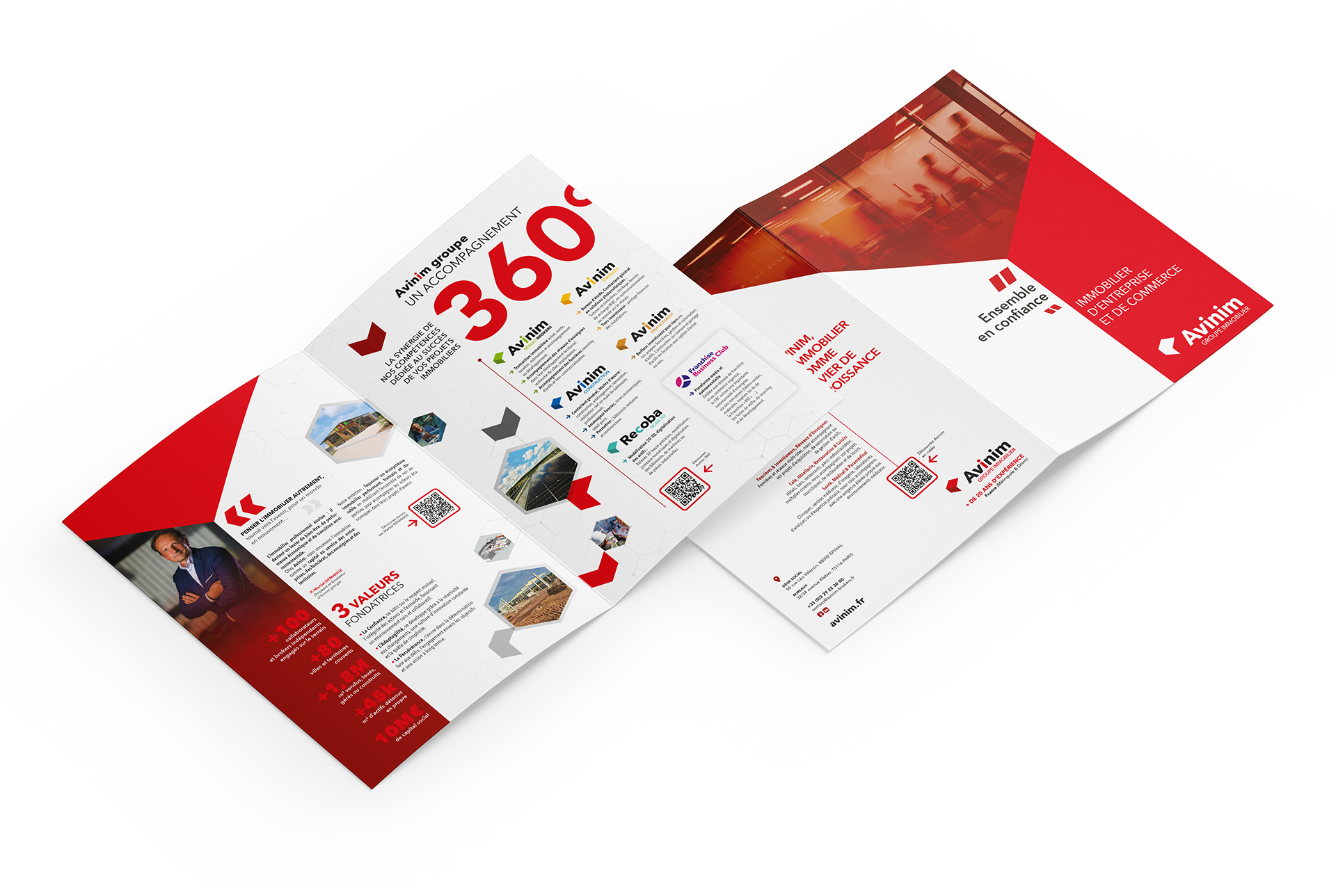 AVINIM Groupe Mockup Plaquette