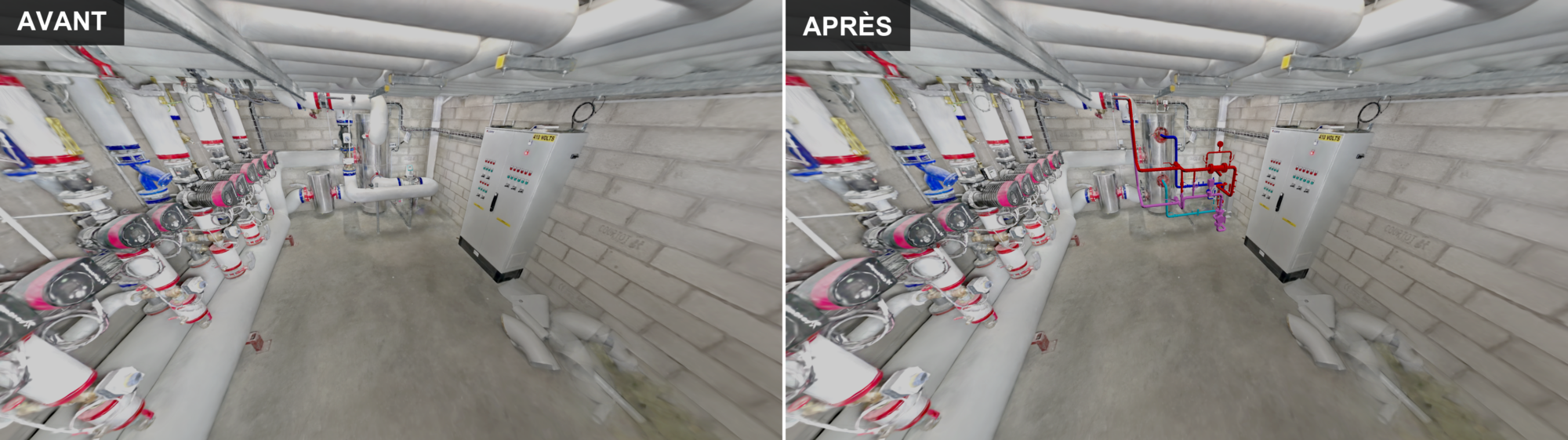 Avant Apres Reseau Technique Exact